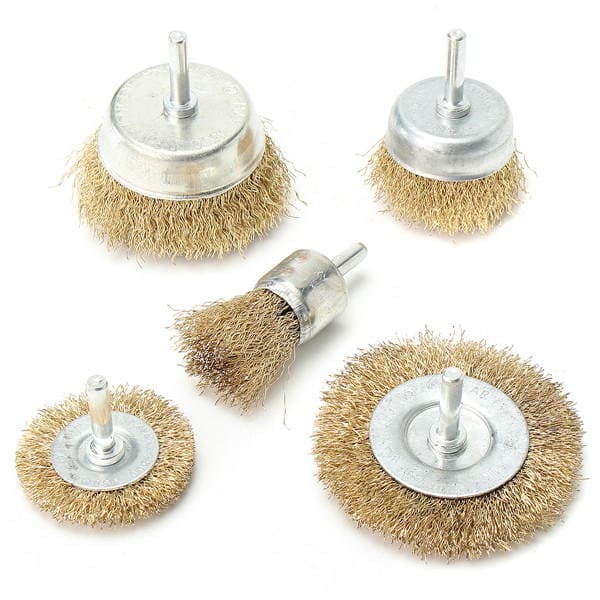 Cup and Wheel Wire Brush Set
