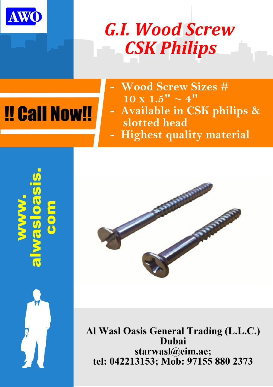 Wood Screw G.I.